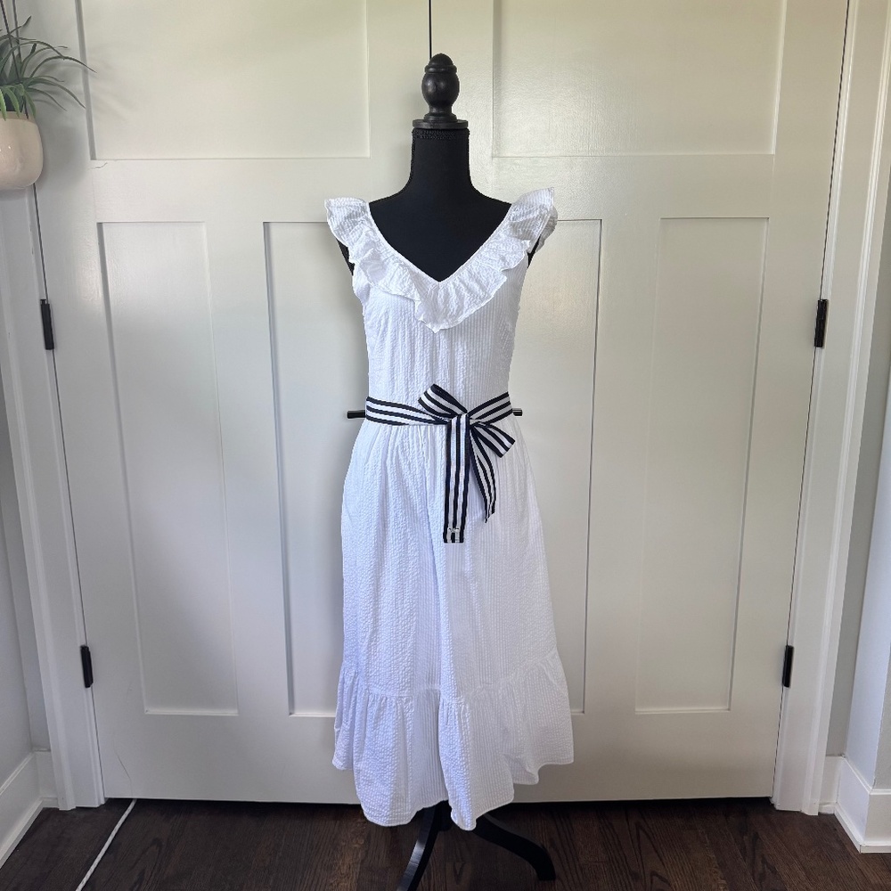 Vineyard Vines x Target Seersucker Ruffle Dress (XS) | NWOT